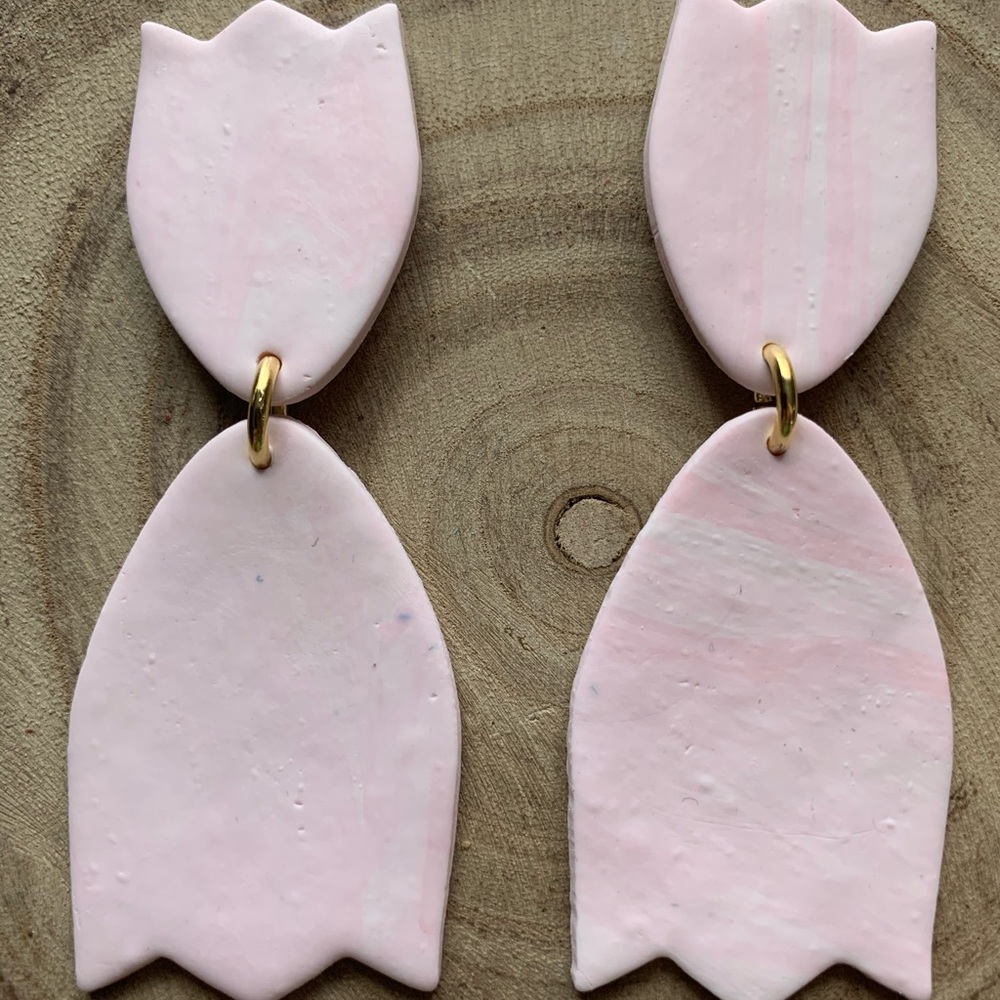 Polymer clay earrings